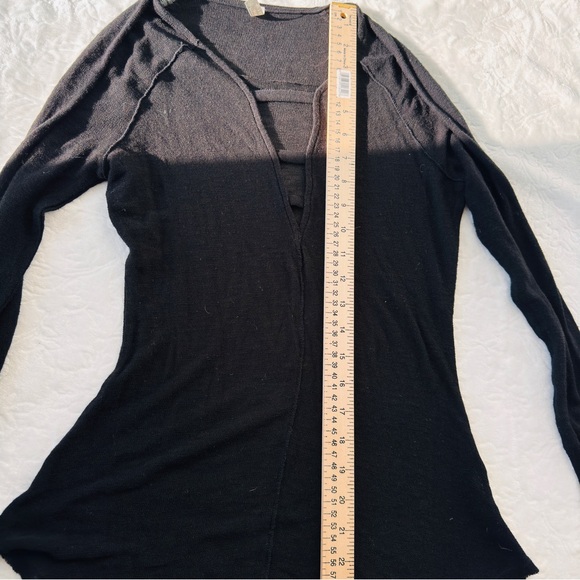 Freepeople. Intimately free. Size S. Sheer full sleeve with curved hem. NWOT - Picture 9 of 14